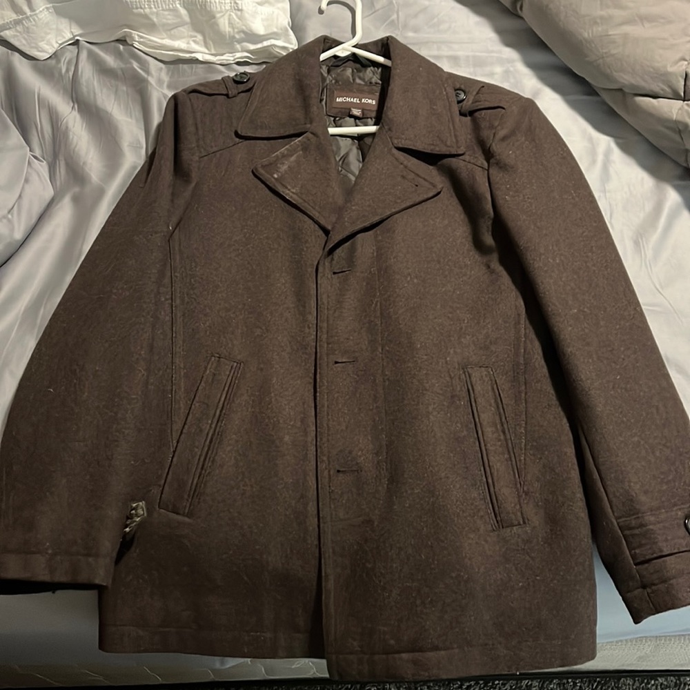 Michael kors medium wool jacket. Brown